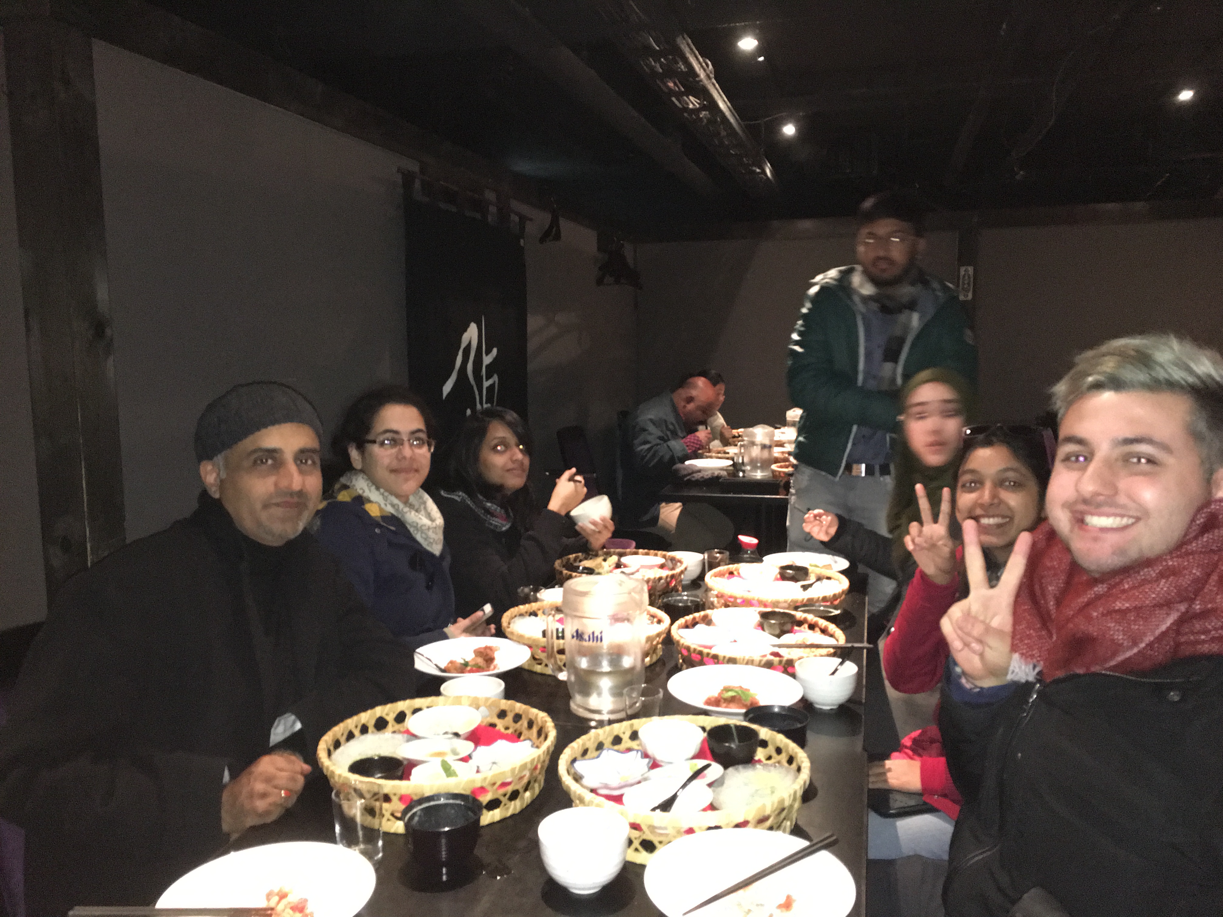 Group dinner experience